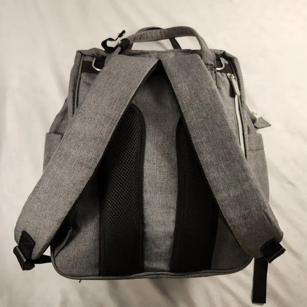 Large Baby Diaper Bag Backpack with Built-In Changing Station